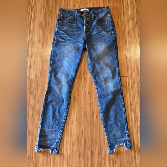 NWOT Madewell Button Up Jeans - Picture 1 of 8